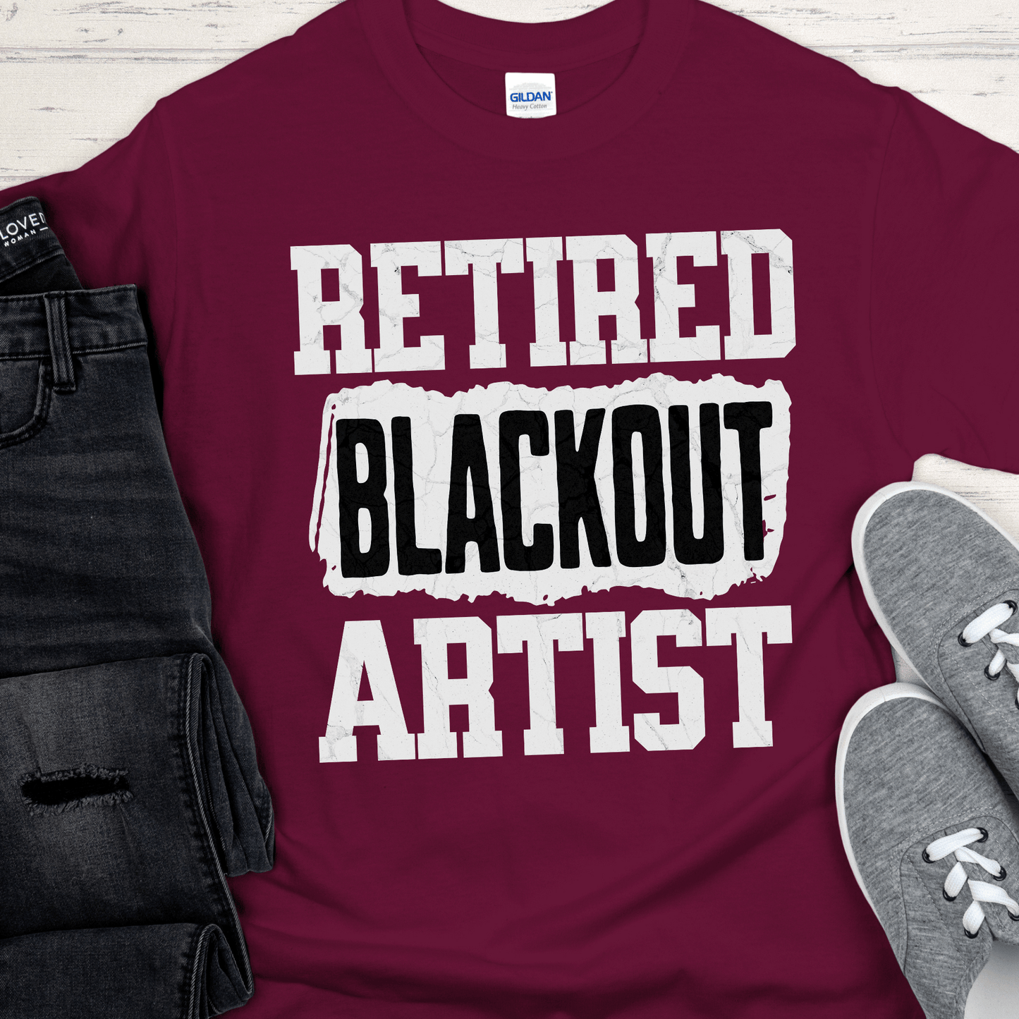 Recovery T-Shirt | Inspiring Sobriety | Retired Blackout Artist