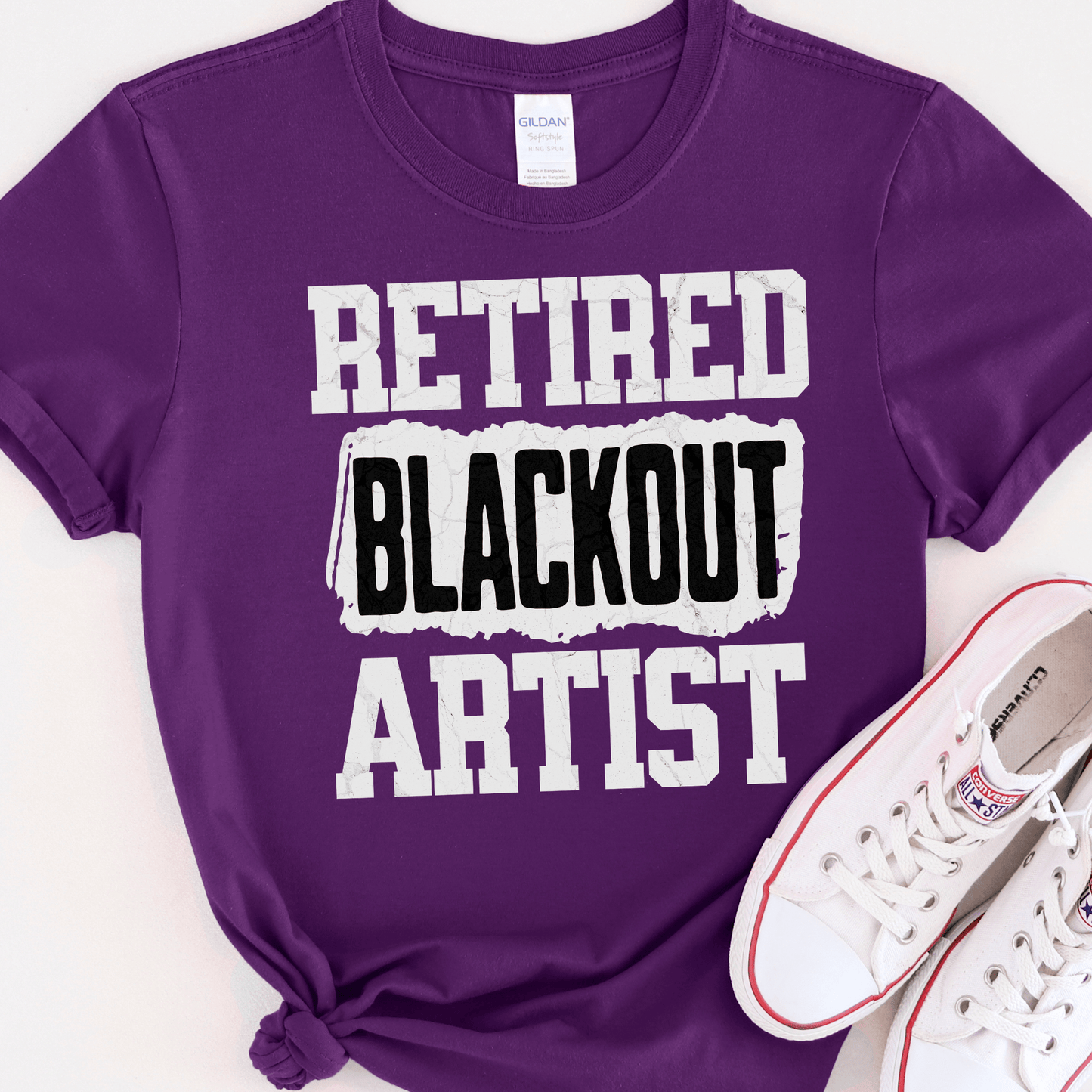 Recovery T-Shirt | Inspiring Sobriety | Retired Blackout Artist