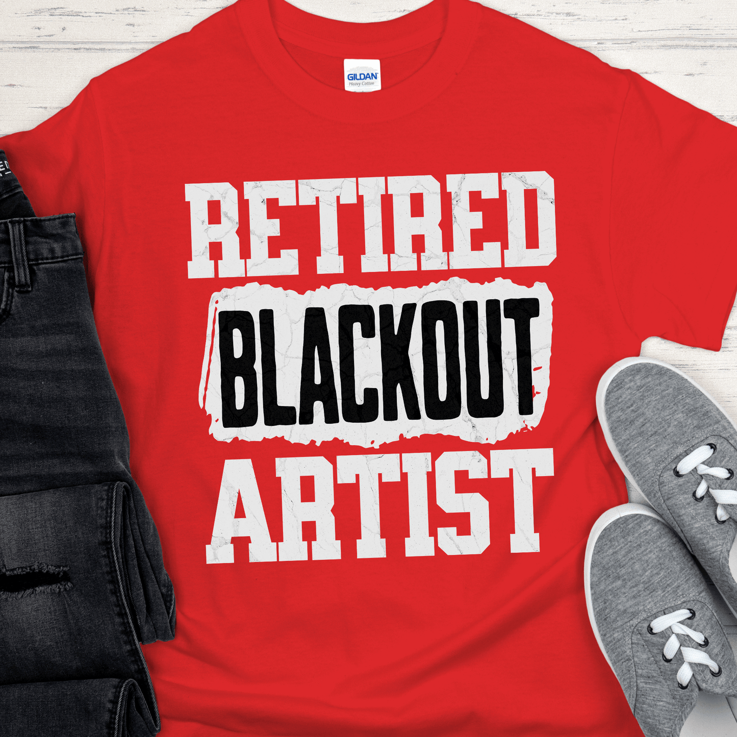 Recovery T-Shirt | Inspiring Sobriety | Retired Blackout Artist