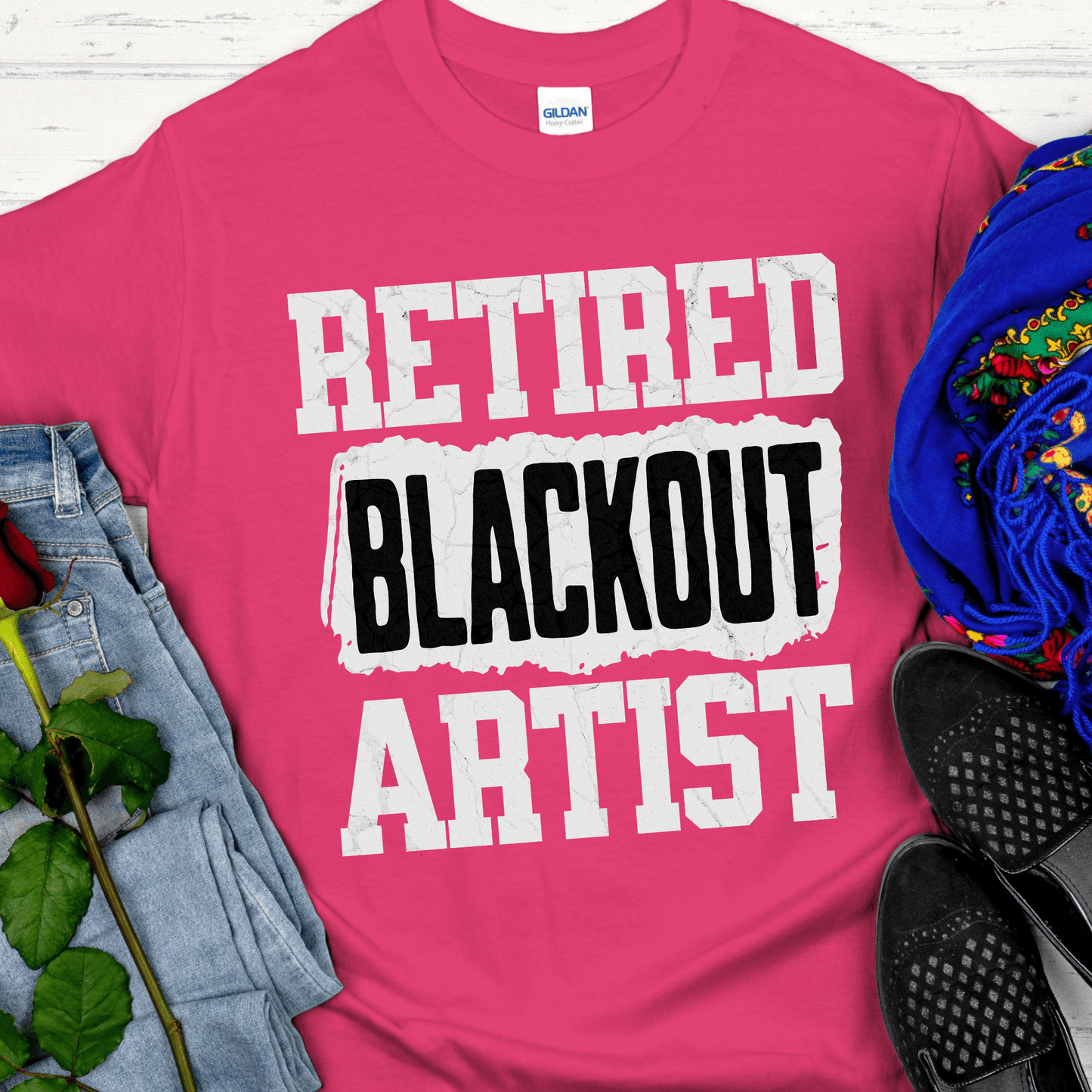 Recovery T-Shirt | Inspiring Sobriety | Retired Blackout Artist