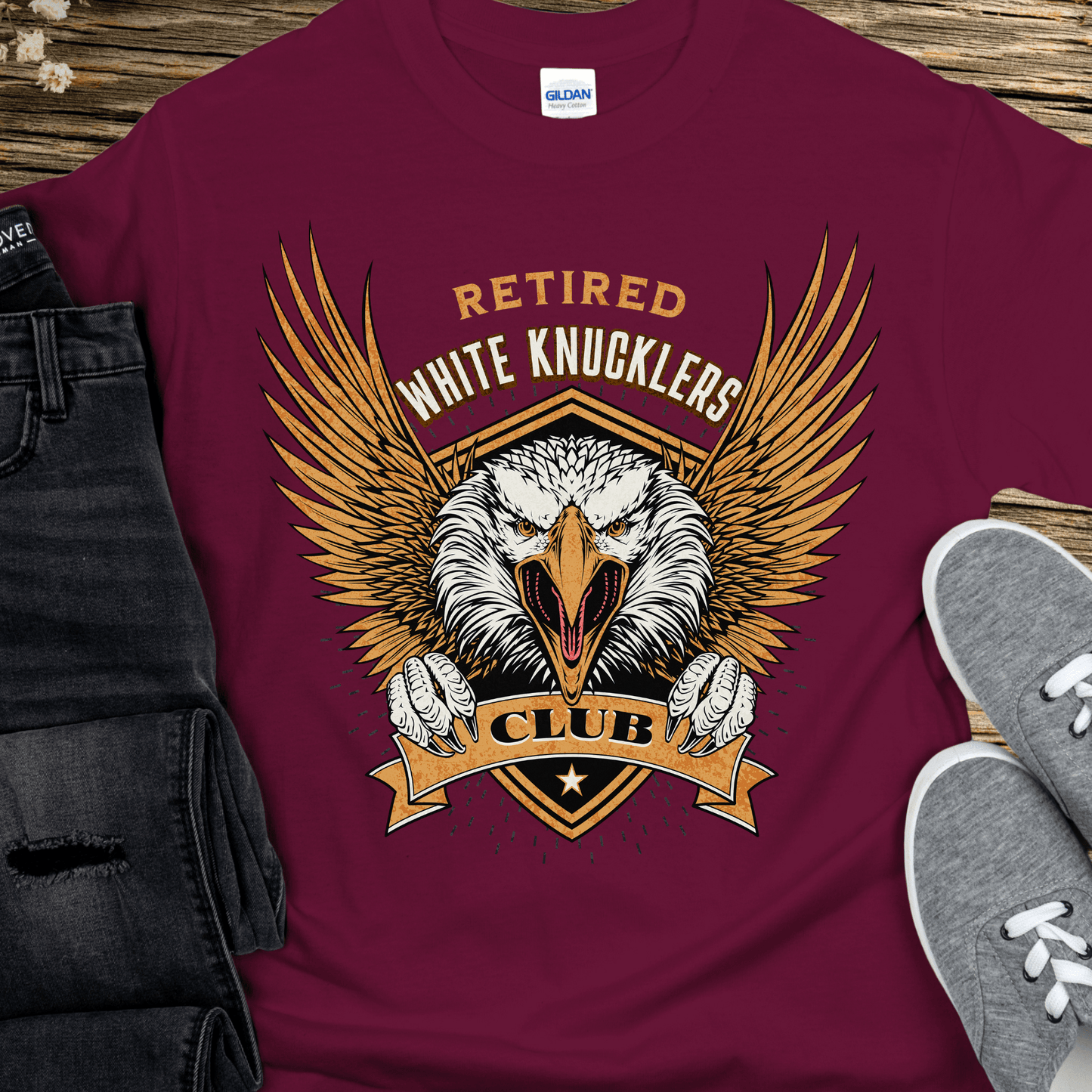 Recovery T-Shirt | Inspiring Sobriety | Retired White Knucklers Club