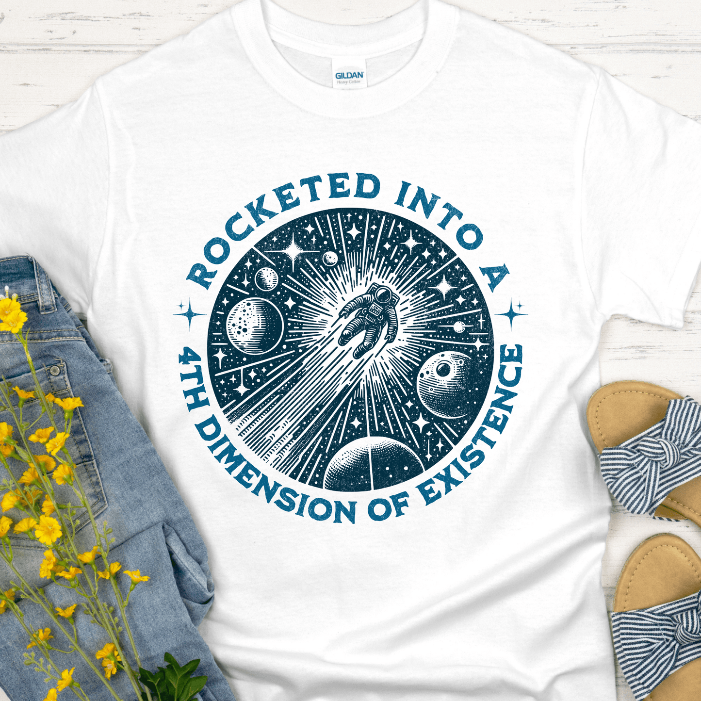 Recovery T-Shirt | Inspiring Sobriety | Rocketed Into a 4th Dimension of Existence