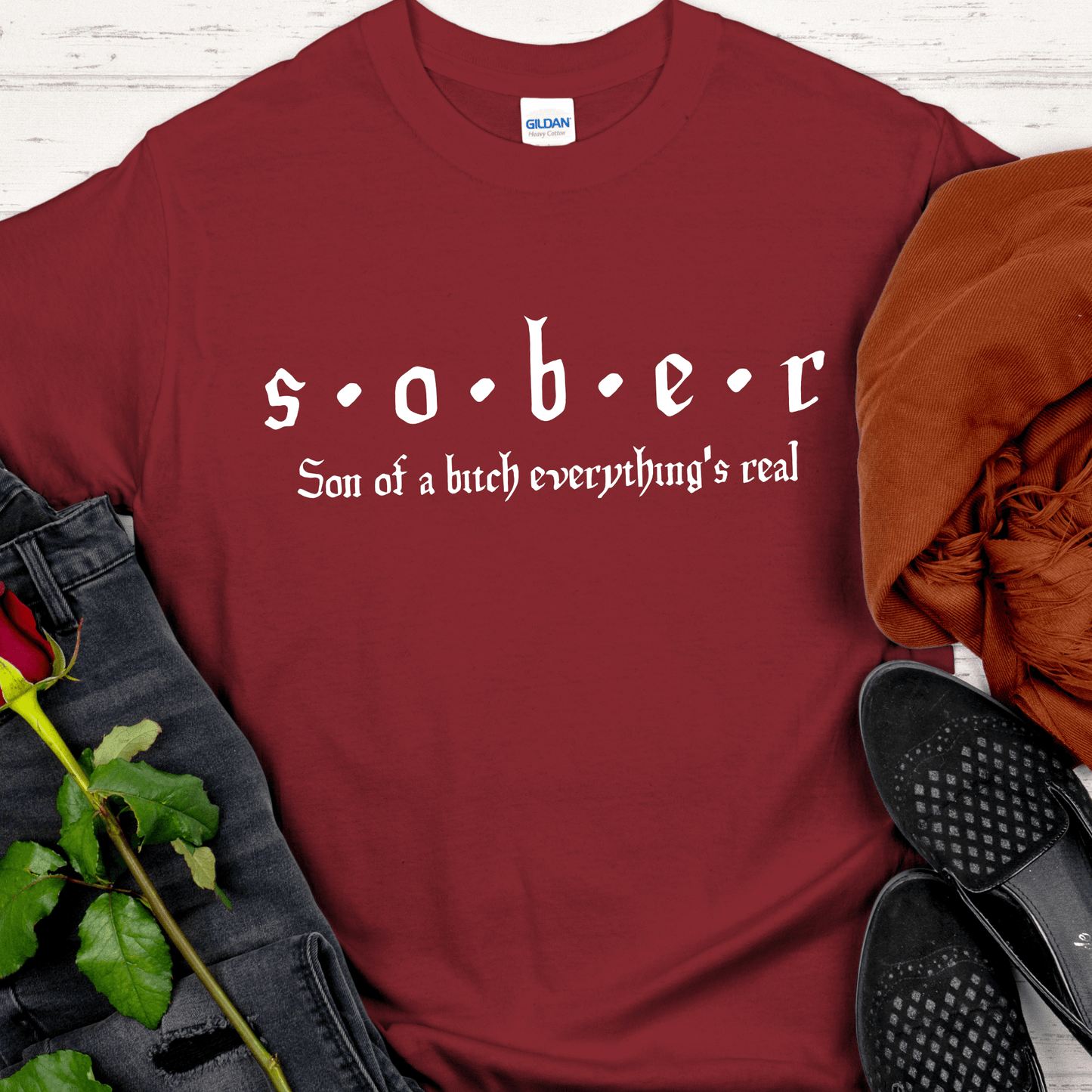 Recovery T-Shirt | Inspiring Sobriety | S.O.B.E.R.