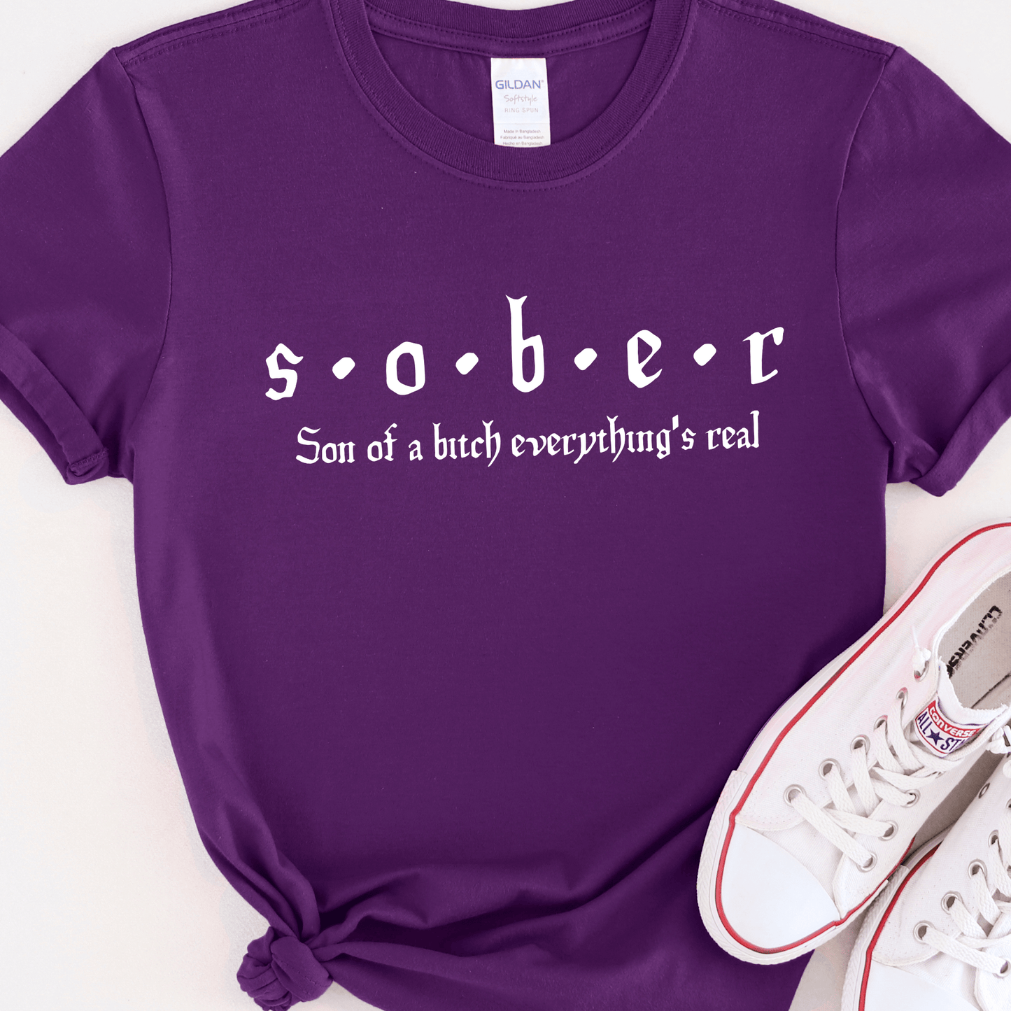 Recovery T-Shirt | Inspiring Sobriety | S.O.B.E.R.