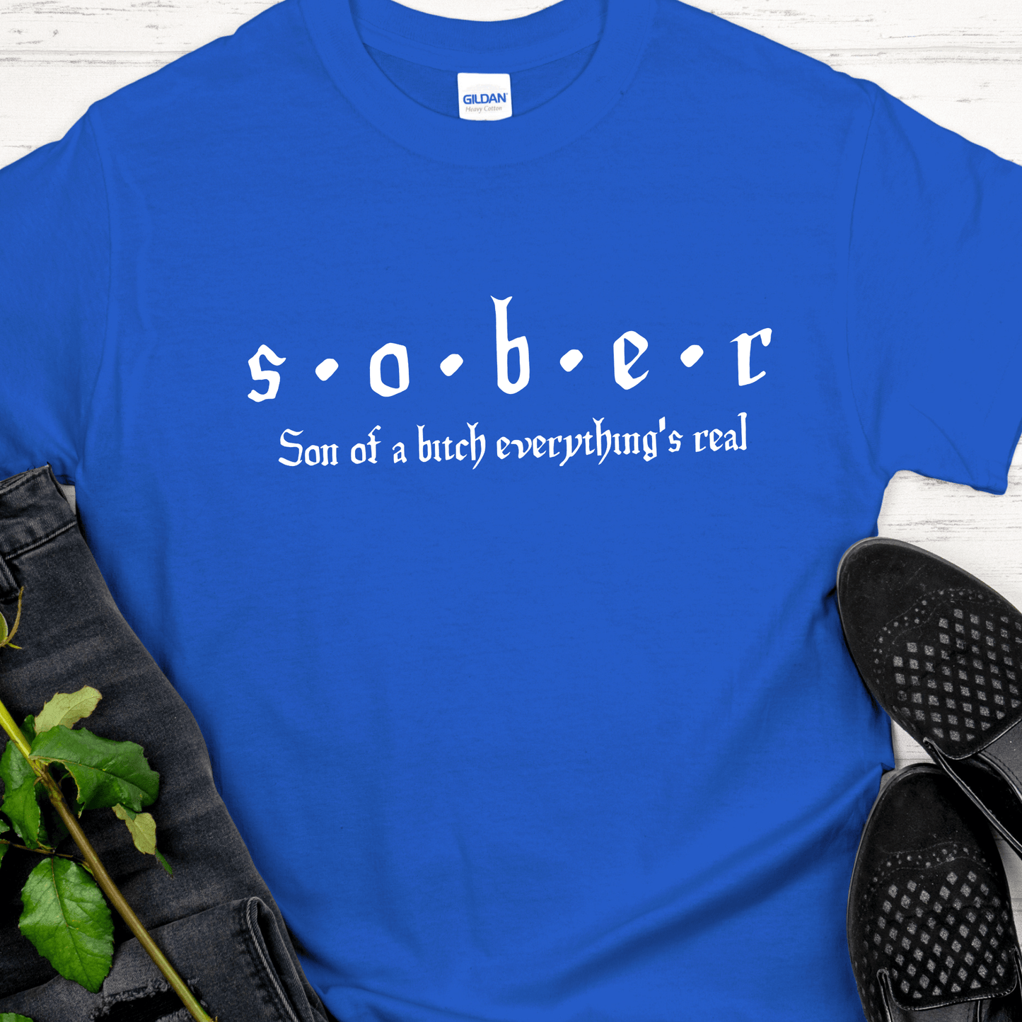 Recovery T-Shirt | Inspiring Sobriety | S.O.B.E.R.