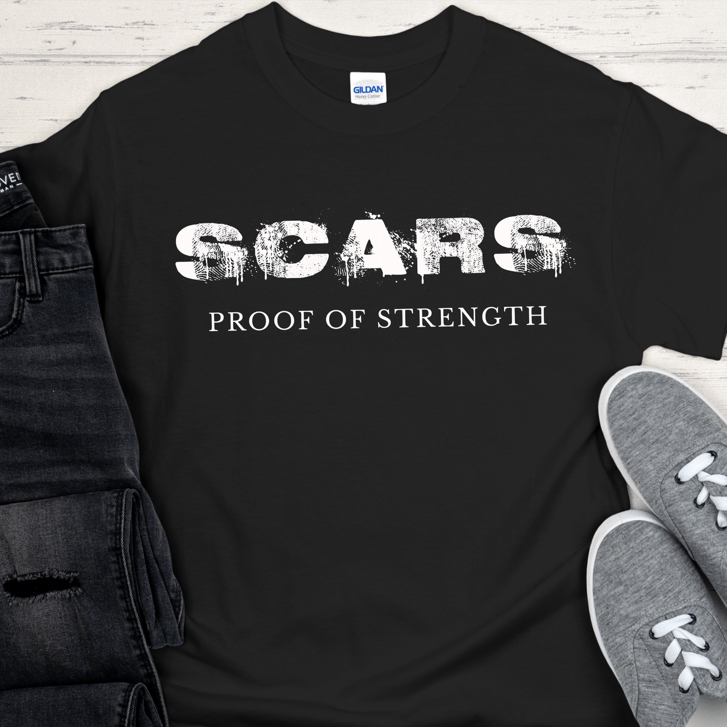 Recovery T-Shirt | Inspiring Sobriety | Scars - Proof of Strength