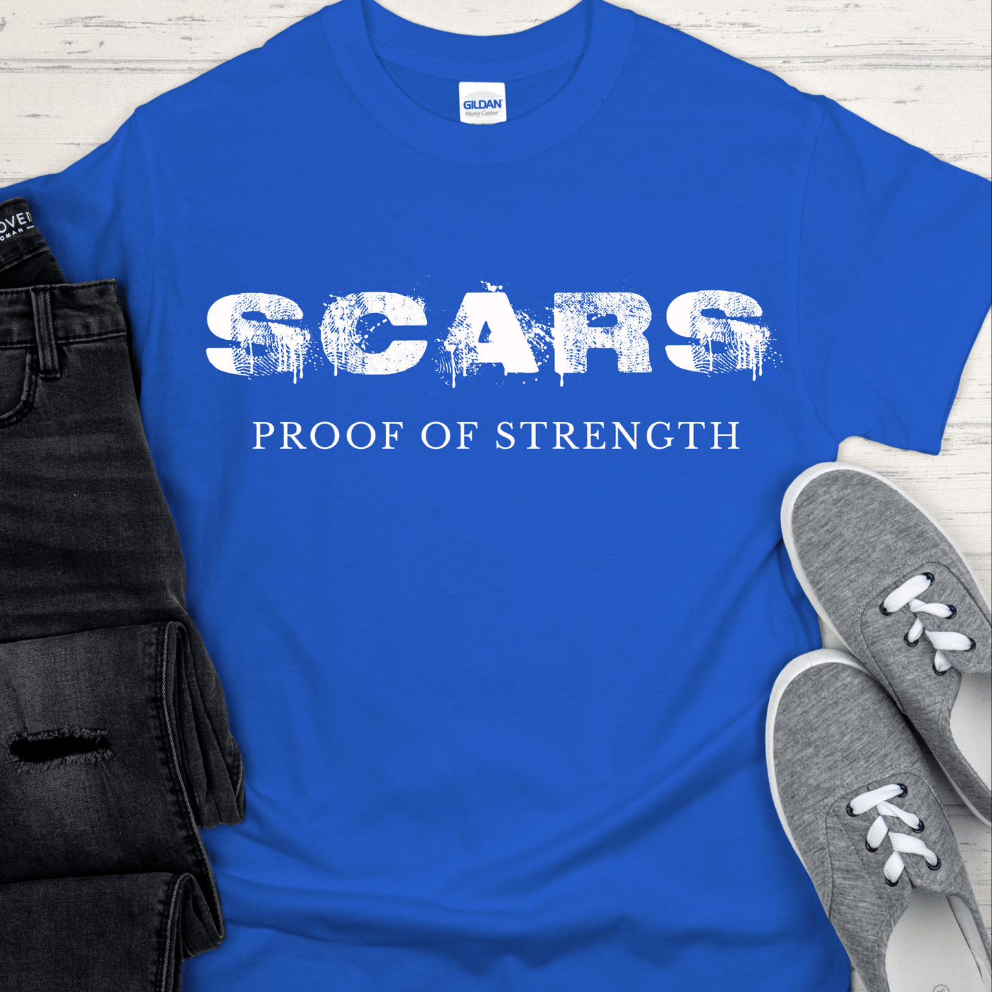 Recovery T-Shirt | Inspiring Sobriety | Scars - Proof of Strength