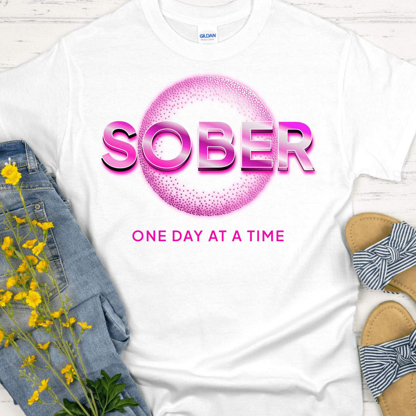 Recovery T-Shirt | Inspiring Sobriety | SOBER Bling