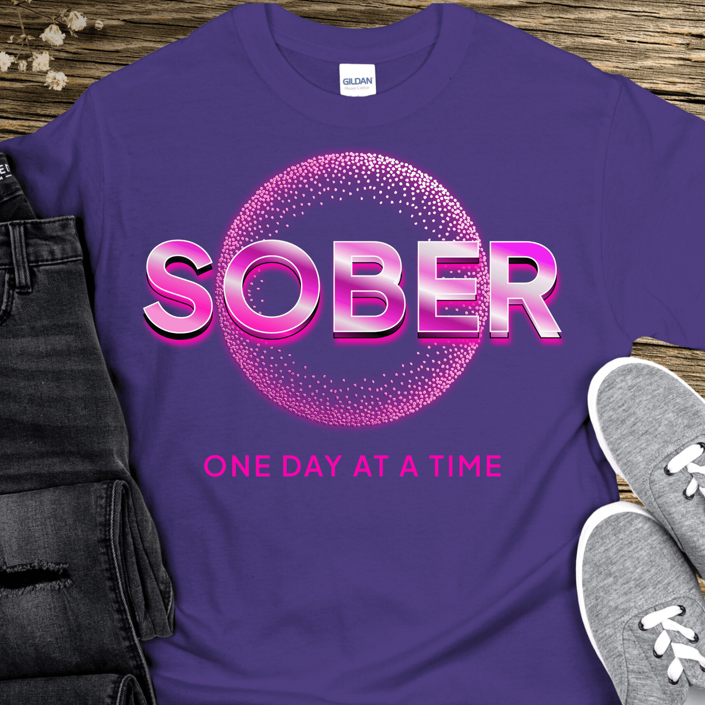 Recovery T-Shirt | Inspiring Sobriety | SOBER Bling