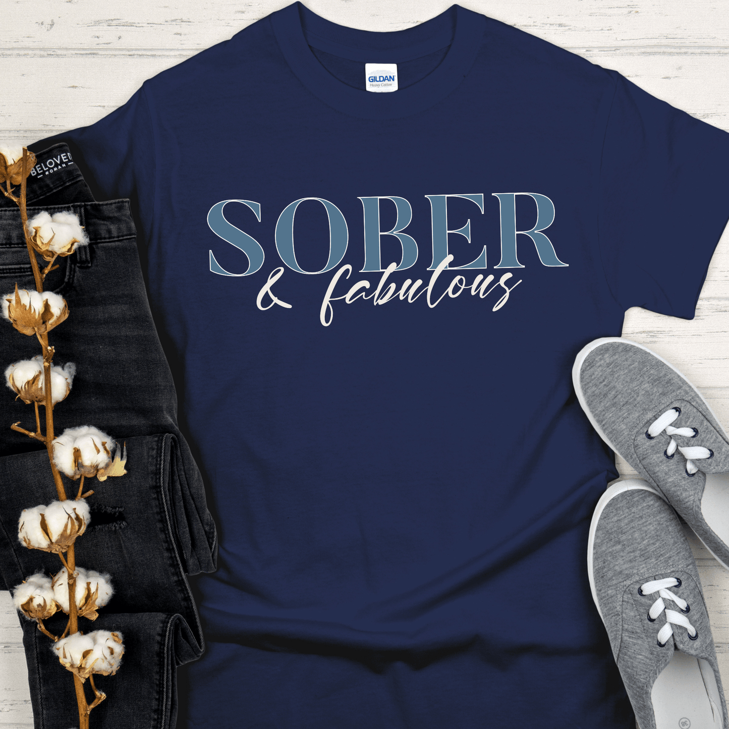Recovery T-Shirt | Inspiring Sobriety | Sober & Fabulous