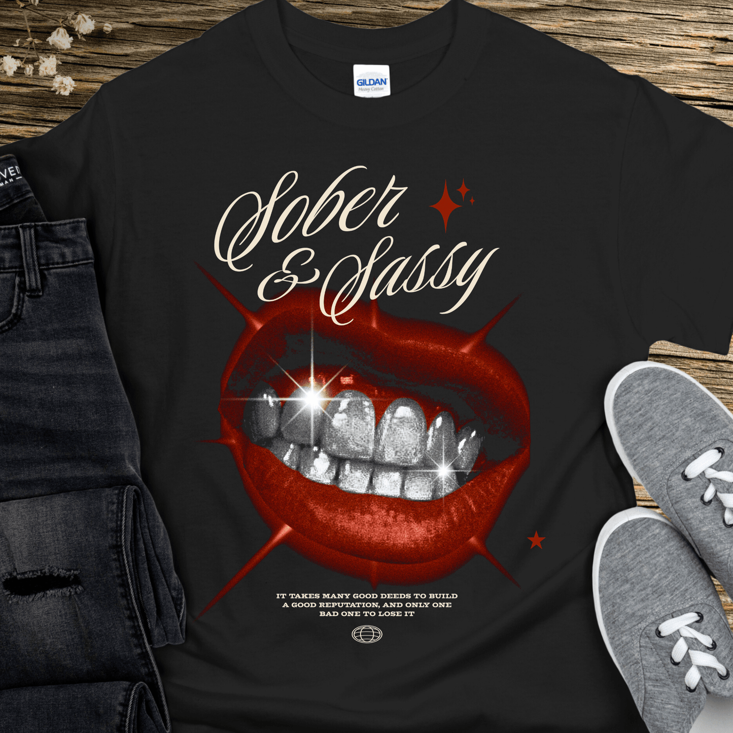 Recovery T-Shirt | Inspiring Sobriety | Sober & Sassy