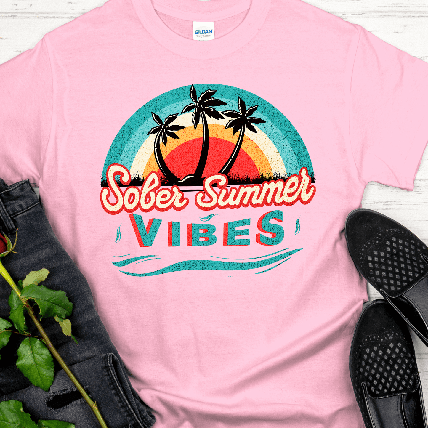 Recovery T-Shirt | Inspiring Sobriety | Sober Summer Vibes