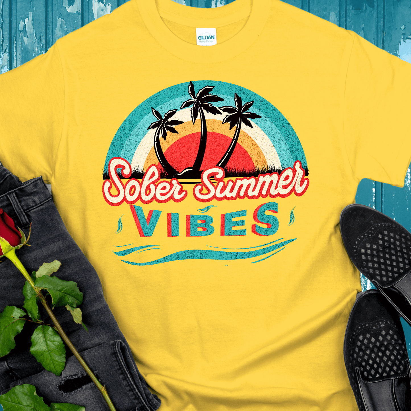 Recovery T-Shirt | Inspiring Sobriety | Sober Summer Vibes