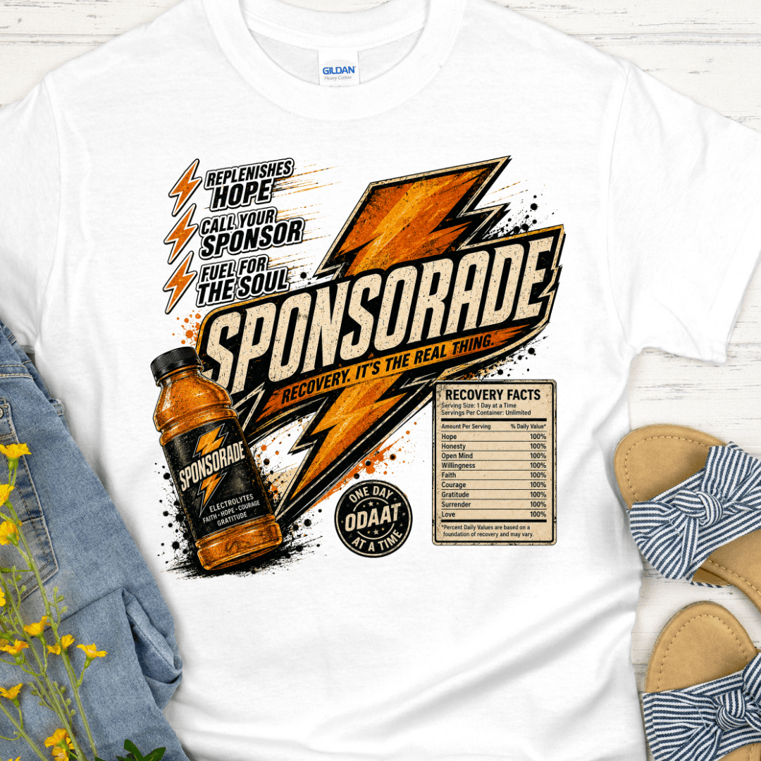 Recovery T-Shirt | Inspiring Sobriety | Sponsorade