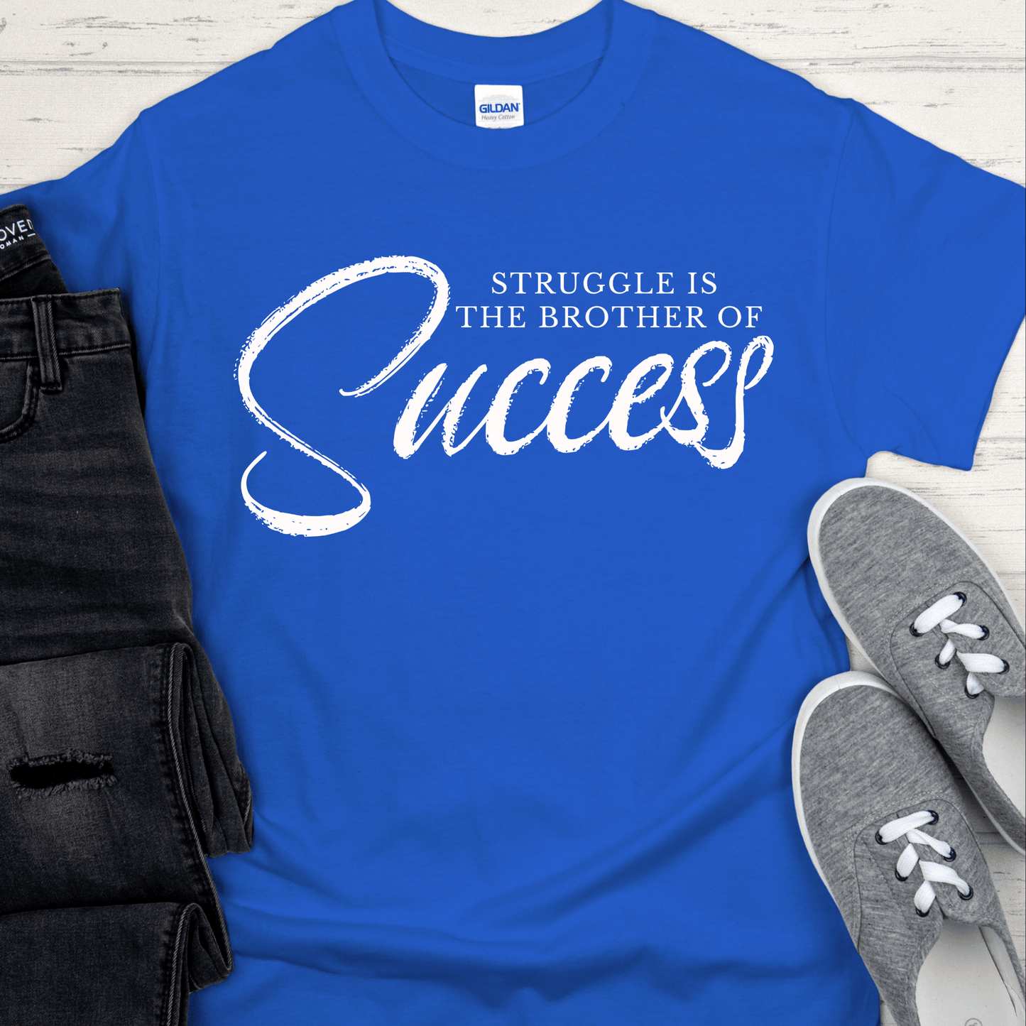 Recovery T-Shirt | Inspiring Sobriety | Struggle is the Brother of Success