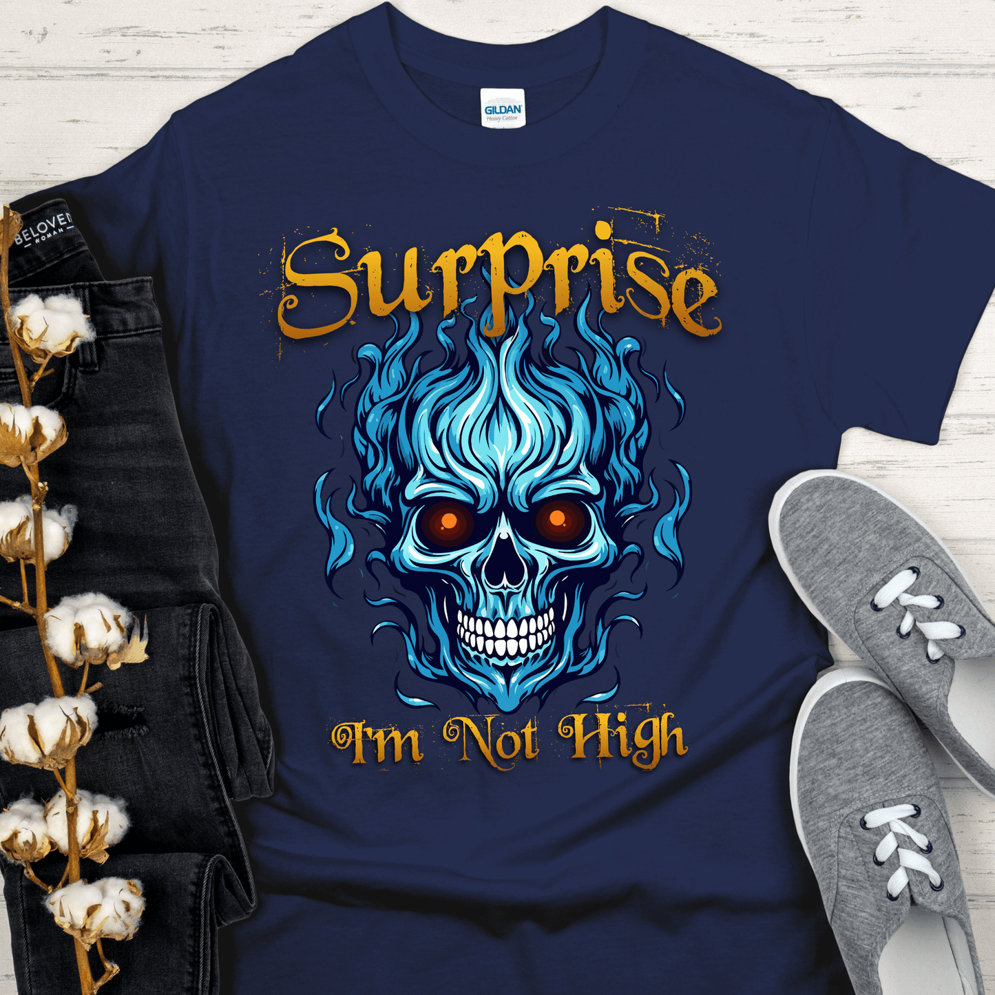 Recovery T-Shirt | Inspiring Sobriety | Surprise I'm Not High