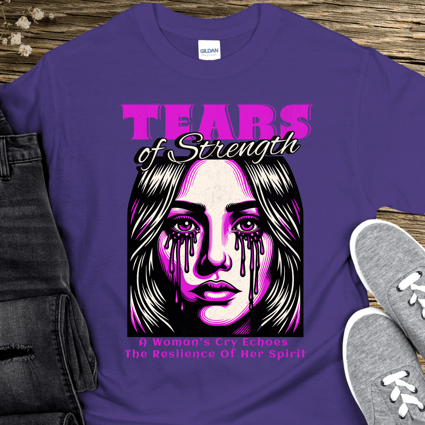 Recovery T-Shirt | Inspiring Sobriety | Tears of Strength