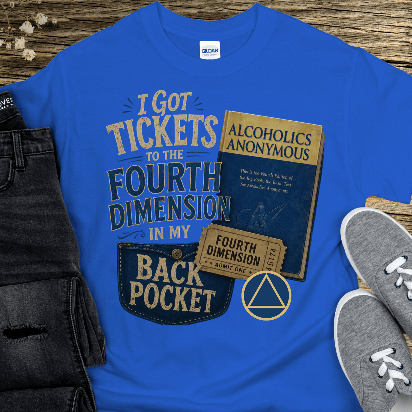 Recovery T-Shirt | Inspiring Sobriety | Tickets to the 4th Dimension