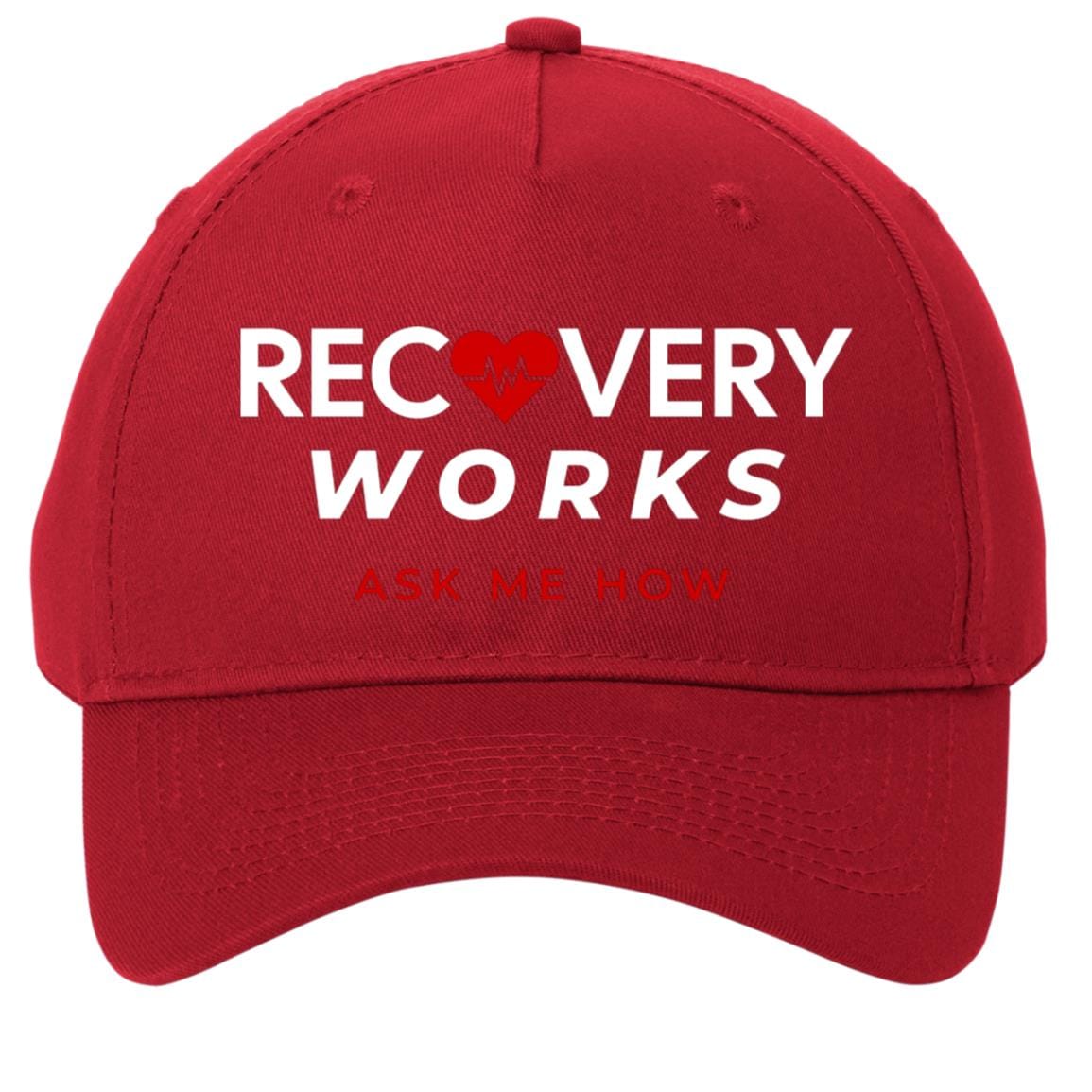 Recovery Twill Cap | Inspiring Sobriety | Recovery Works Ask Me How