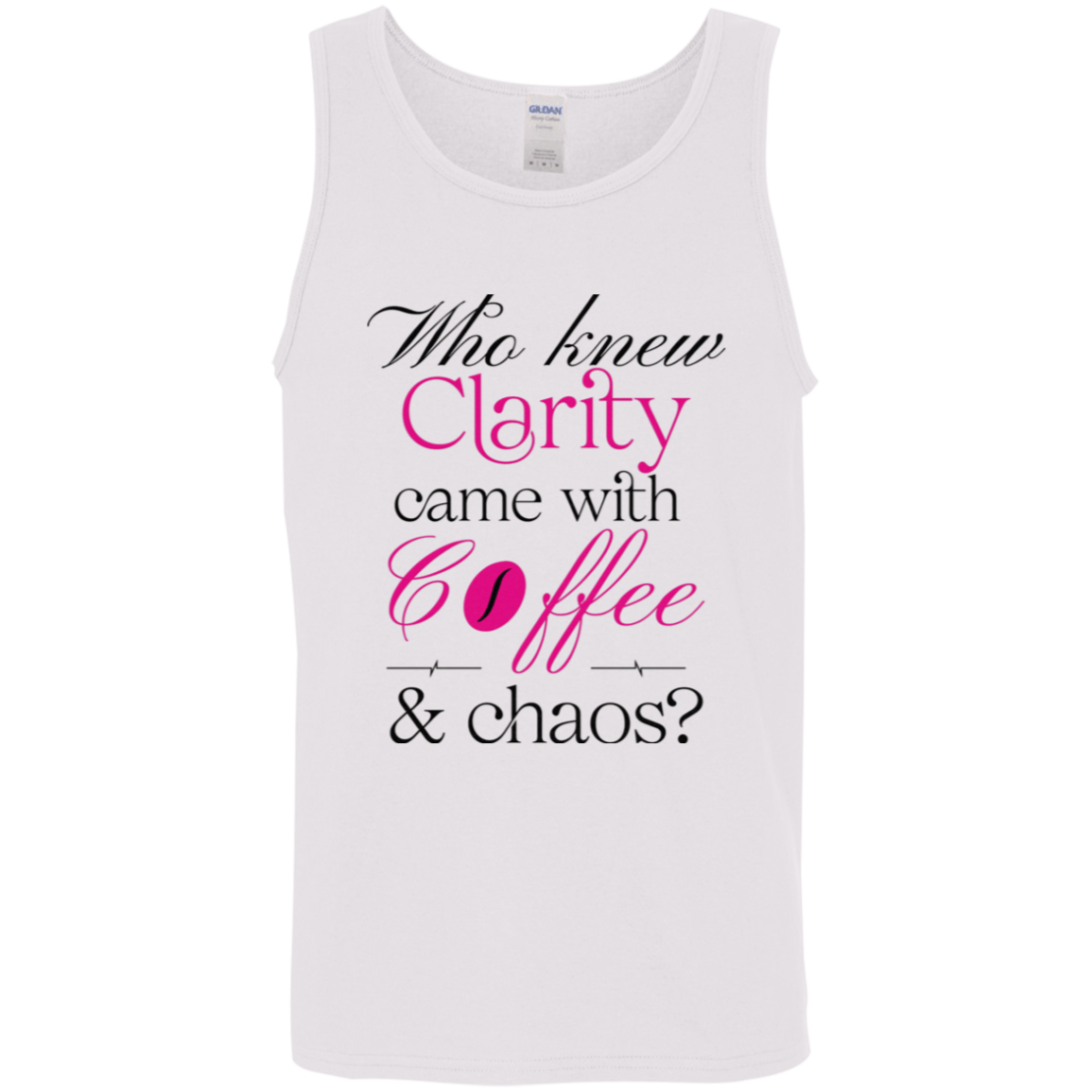 Recovery Unisex Tank | Inspiring Sobriety | Clarity, Coffee & Chaos