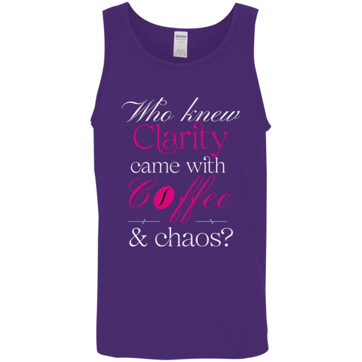 Recovery Unisex Tank | Inspiring Sobriety | Clarity, Coffee & Chaos