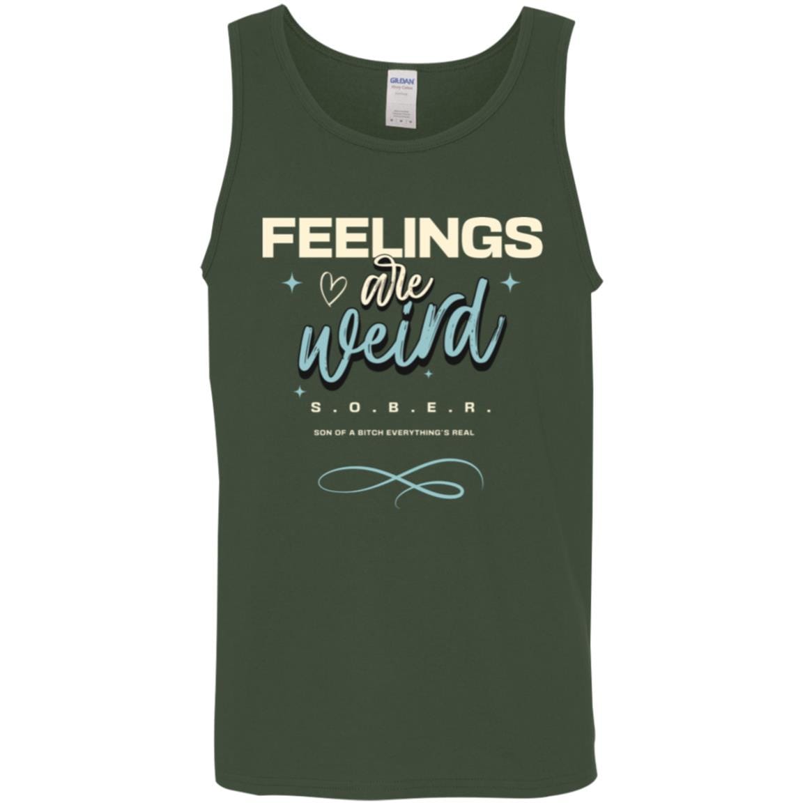 Recovery Unisex Tank | Inspiring Sobriety | Feelings Are Weird