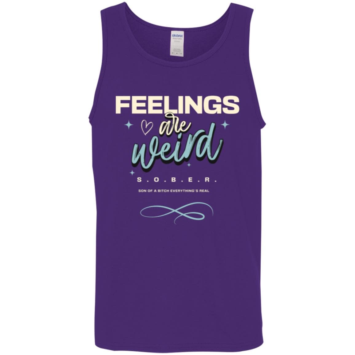 Recovery Unisex Tank | Inspiring Sobriety | Feelings Are Weird