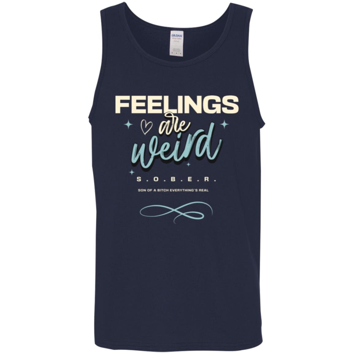 Recovery Unisex Tank | Inspiring Sobriety | Feelings Are Weird