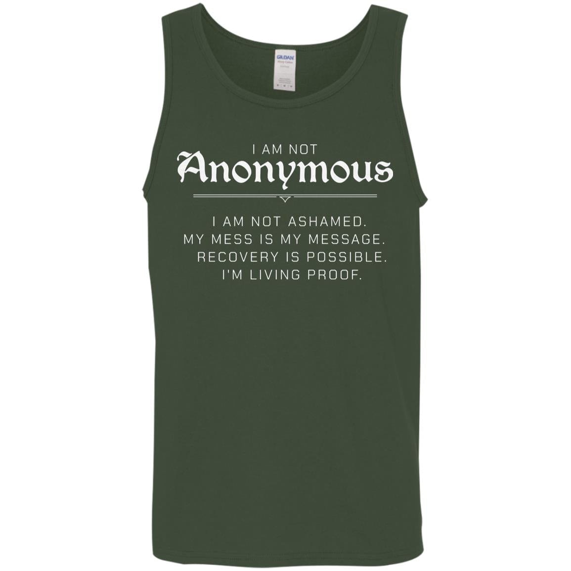 Recovery Unisex Tank | Inspiring Sobriety | I Am Not Anonymous