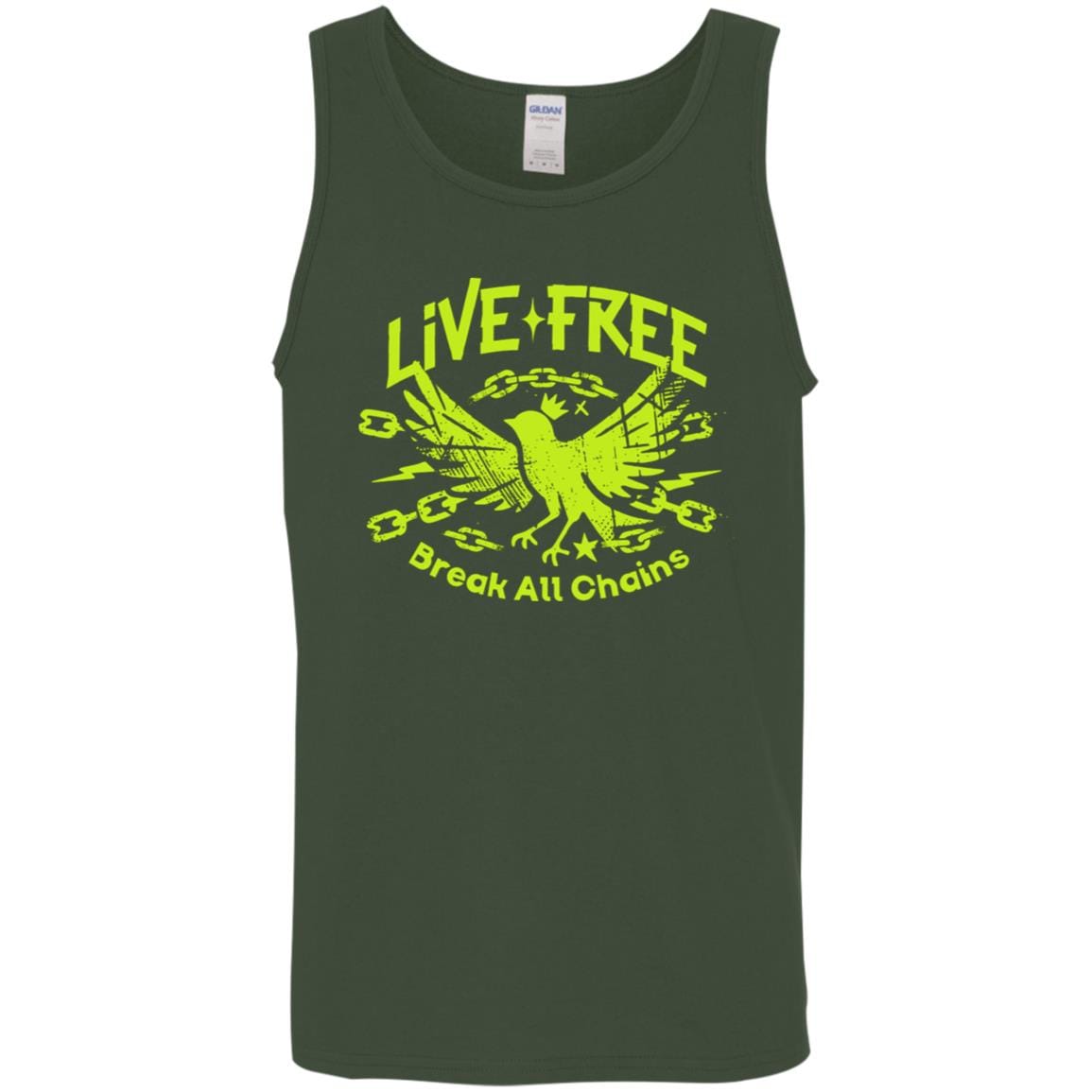 Recovery Unisex Tank | Inspiring Sobriety | Live Free, Break All Chains