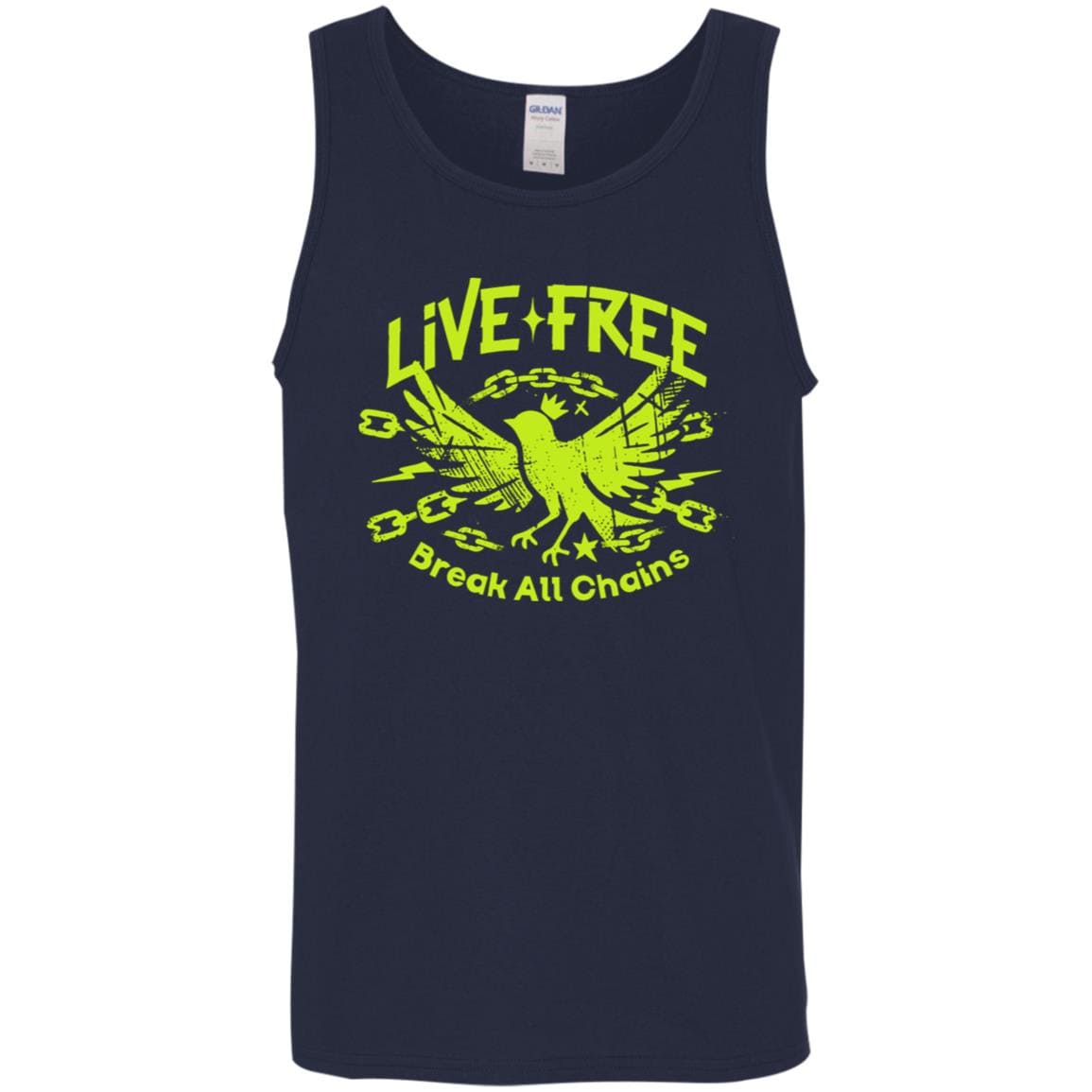Recovery Unisex Tank | Inspiring Sobriety | Live Free, Break All Chains