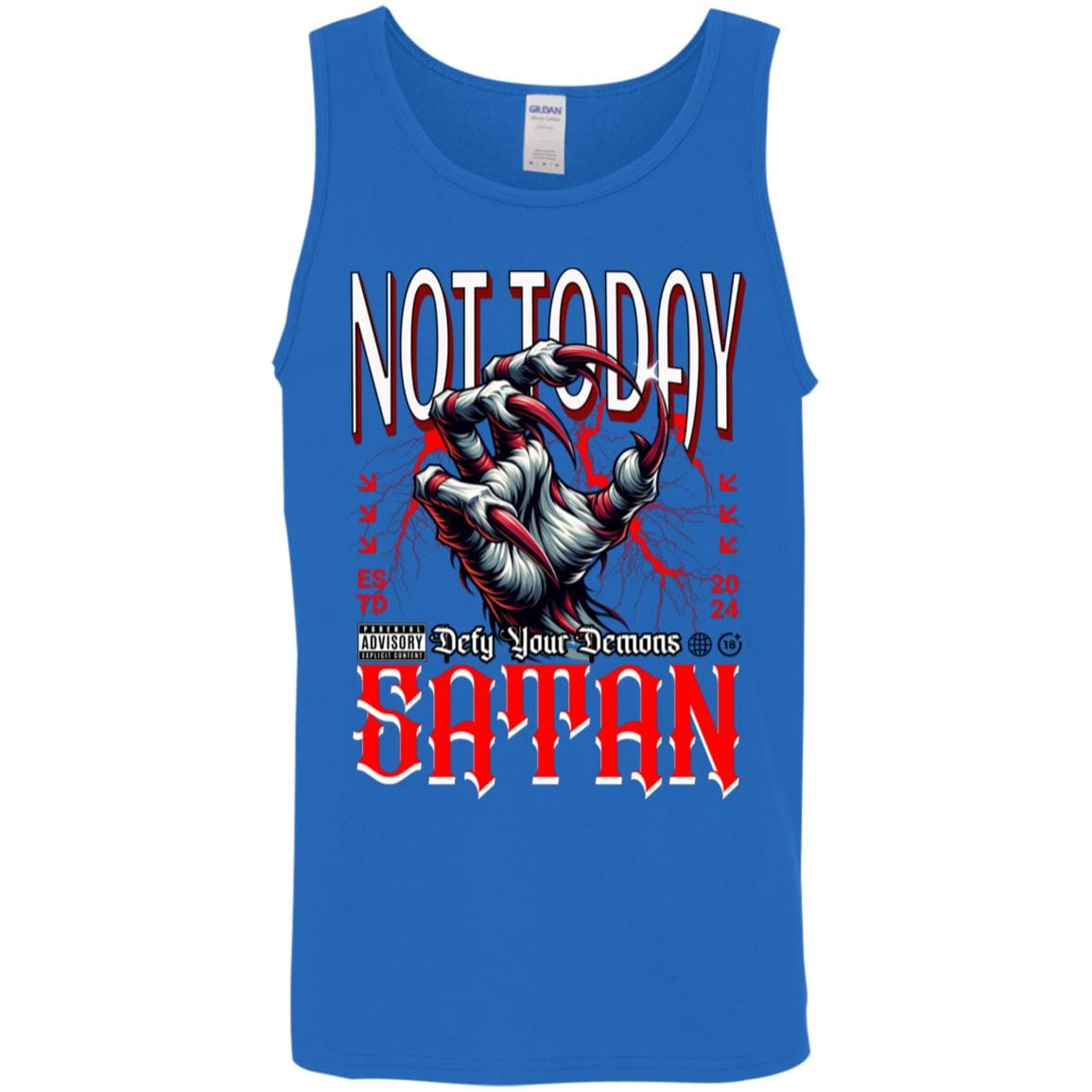 Recovery Unisex Tank | Inspiring Sobriety | Not Today Satan