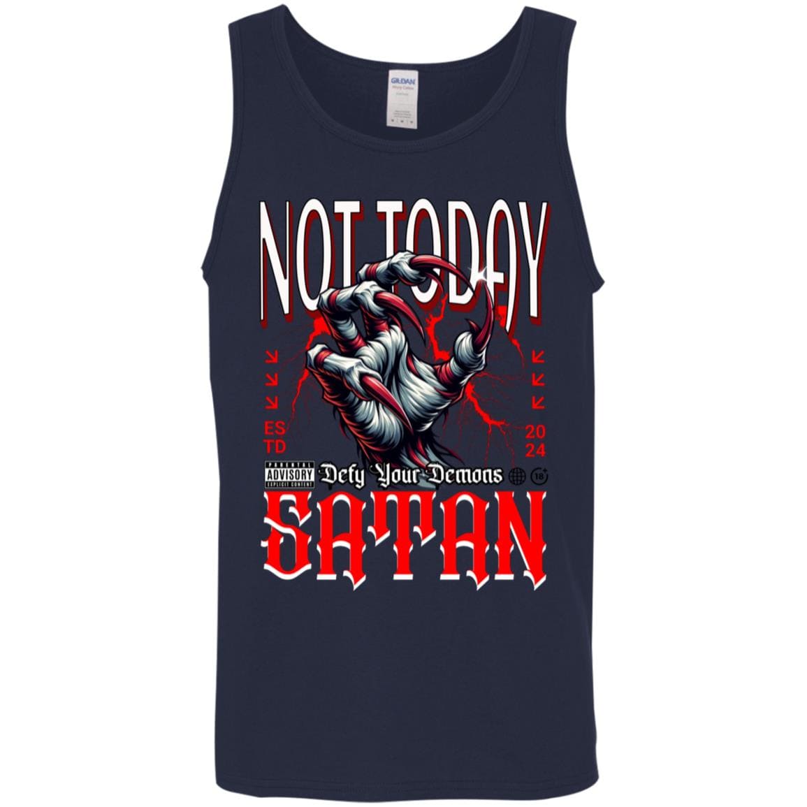 Recovery Unisex Tank | Inspiring Sobriety | Not Today Satan