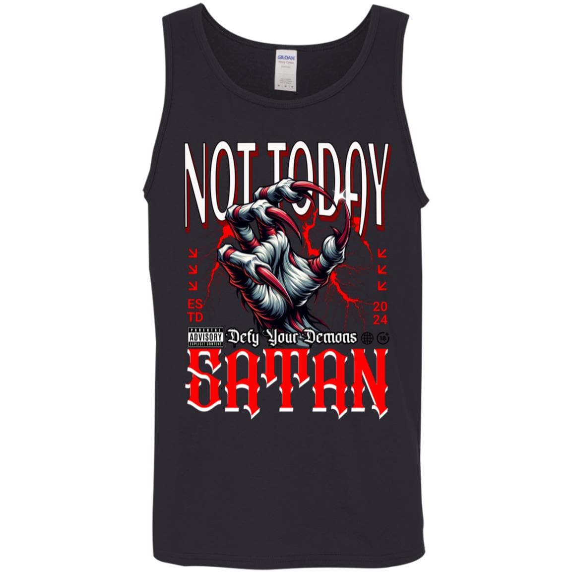 Recovery Unisex Tank | Inspiring Sobriety | Not Today Satan