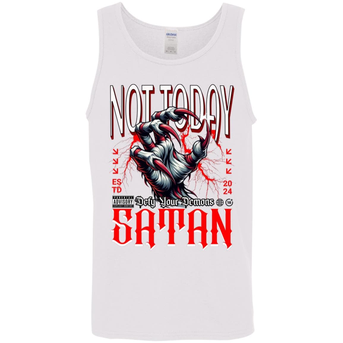Recovery Unisex Tank | Inspiring Sobriety | Not Today Satan