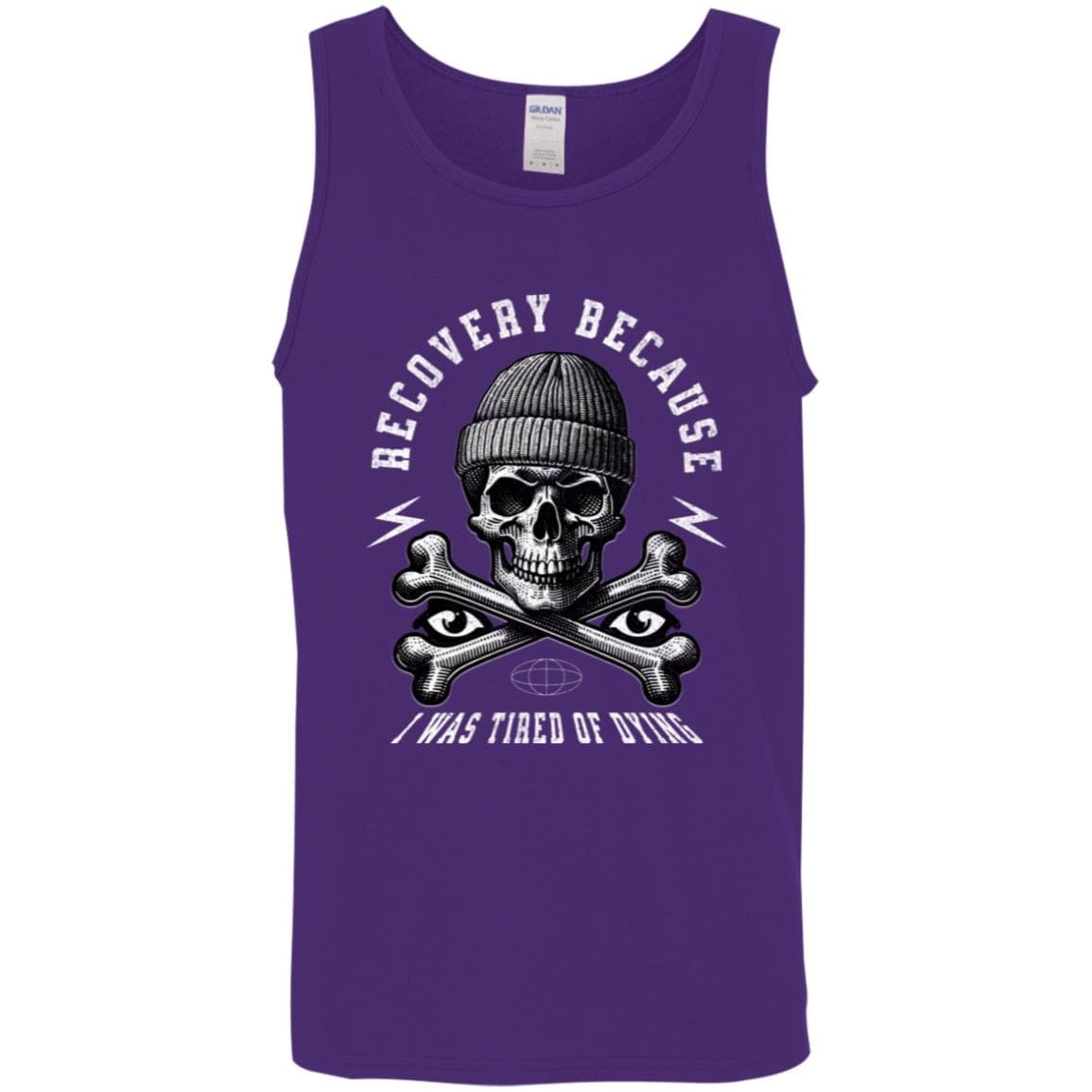 Recovery Unisex Tank | Inspiring Sobriety | Recovery Because I Was Tired of Dying