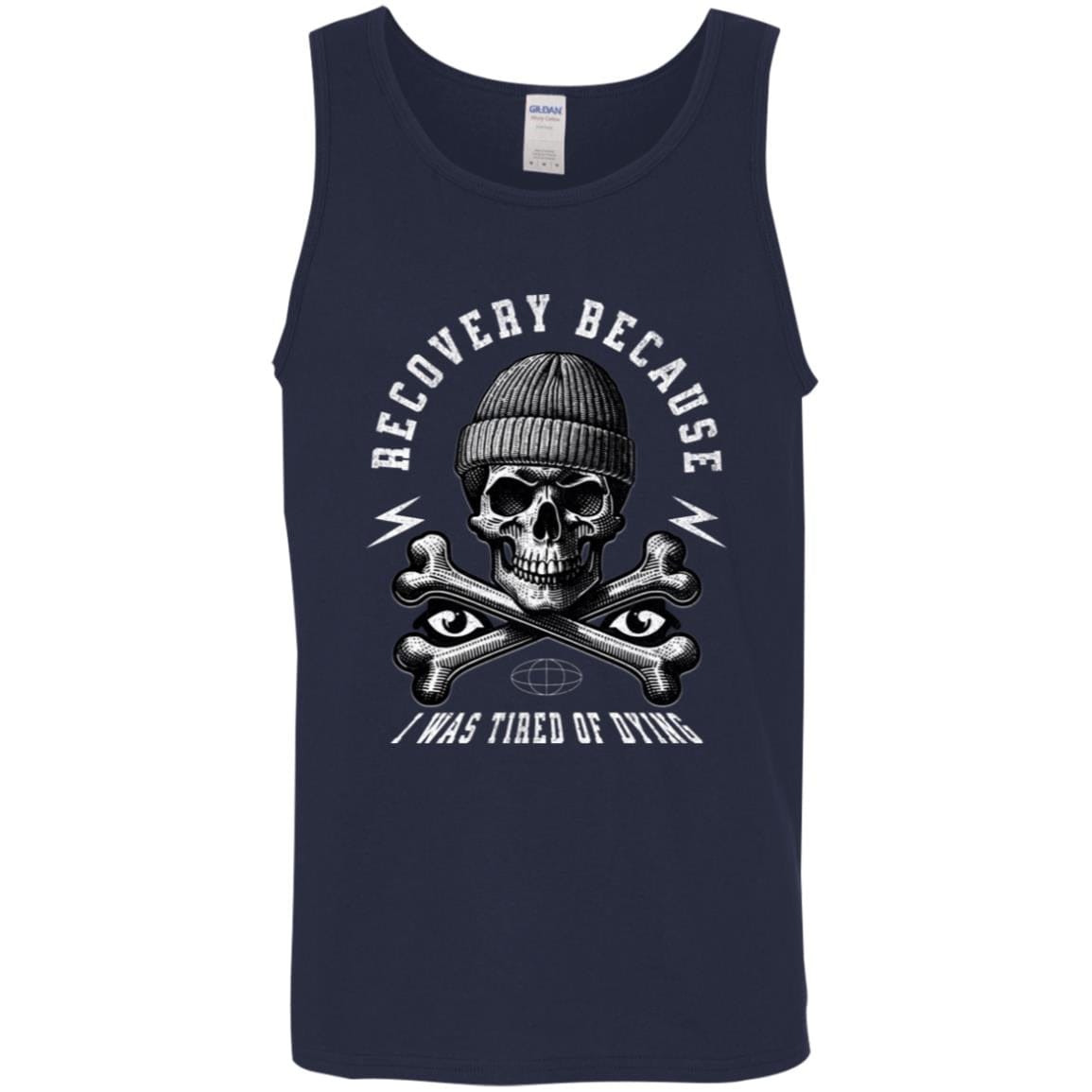 Recovery Unisex Tank | Inspiring Sobriety | Recovery Because I Was Tired of Dying
