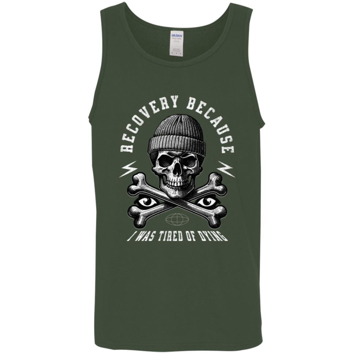 Recovery Unisex Tank | Inspiring Sobriety | Recovery Because I Was Tired of Dying