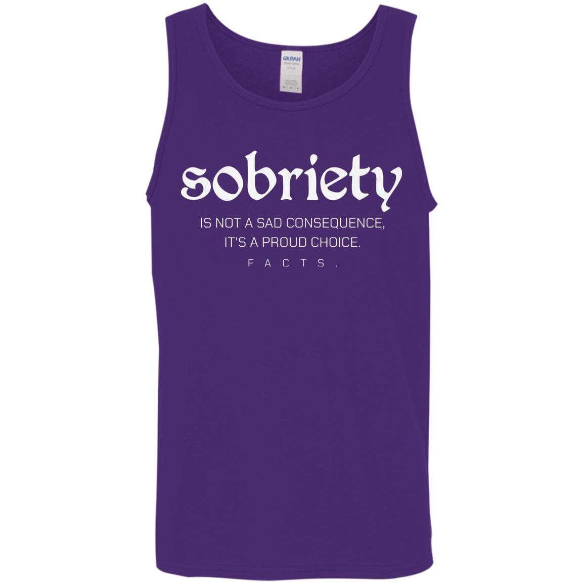Recovery Unisex Tank | Inspiring Sobriety | Sobriety - A Proud Choice