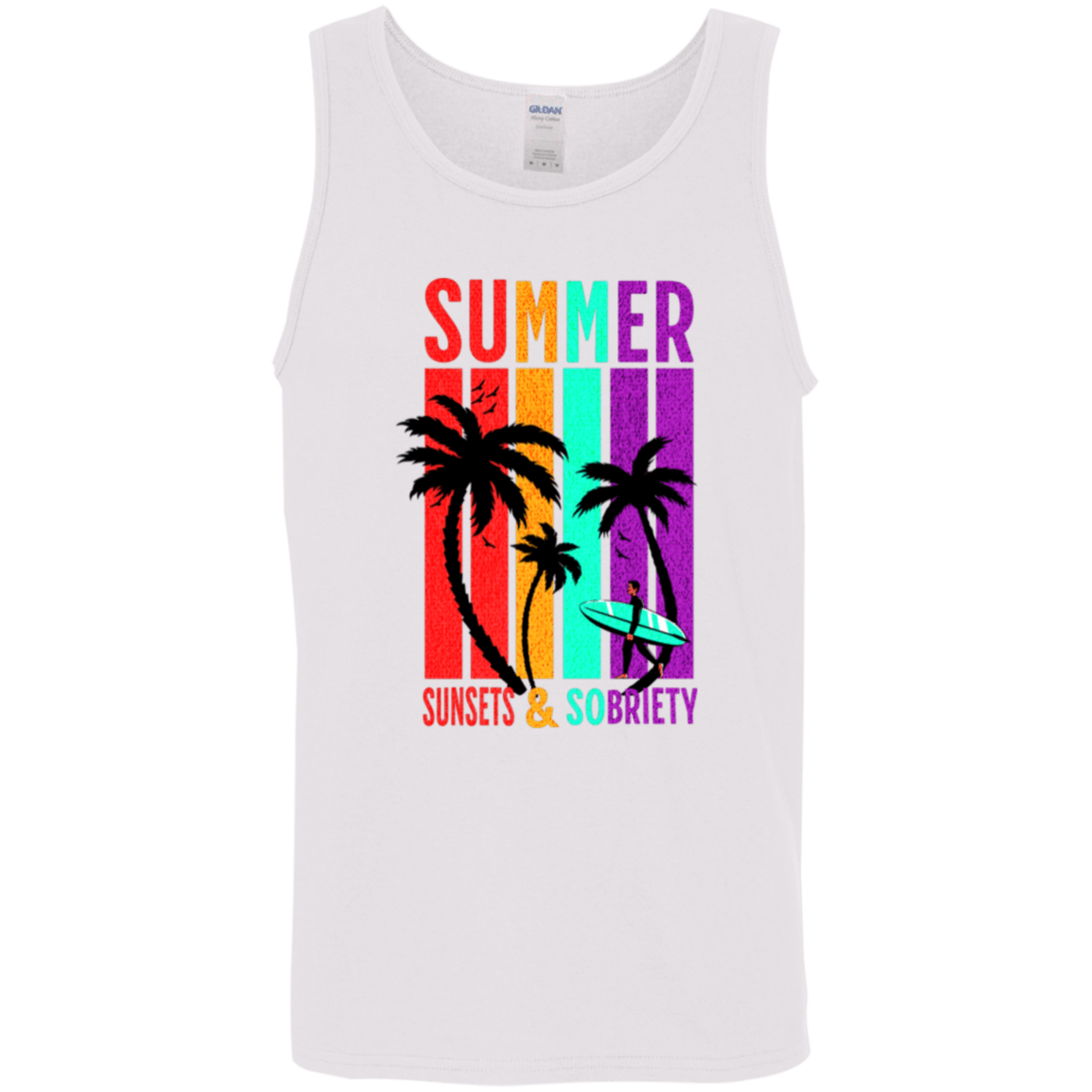 Recovery Unisex Tank | Inspiring Sobriety | Summer Sunsets & Sobriety