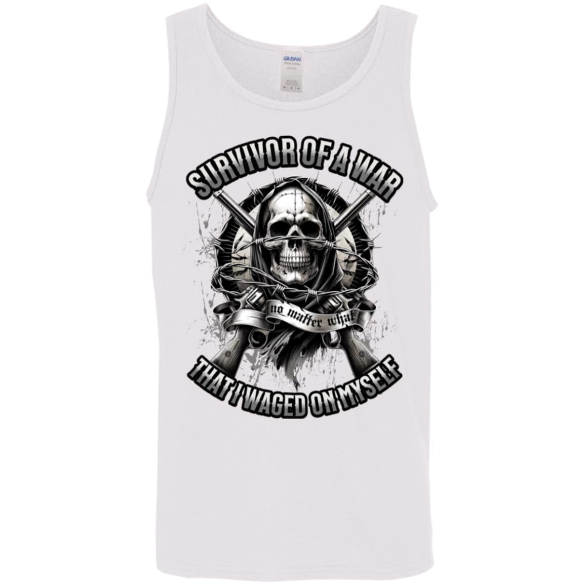 Recovery Unisex Tank | Inspiring Sobriety | Survivor of a War I Waged On Myself