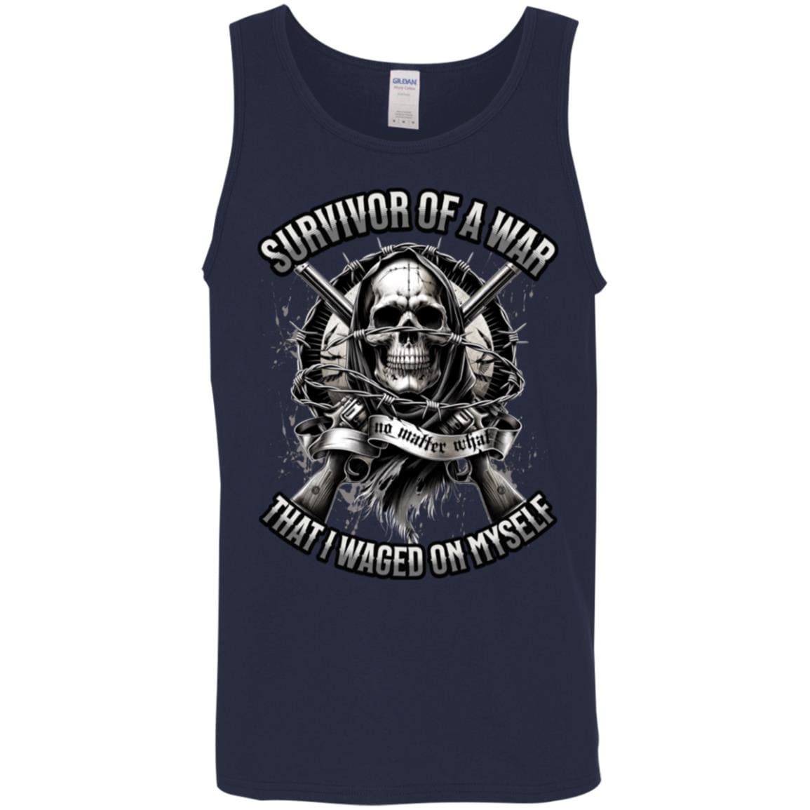 Recovery Unisex Tank | Inspiring Sobriety | Survivor of a War I Waged On Myself