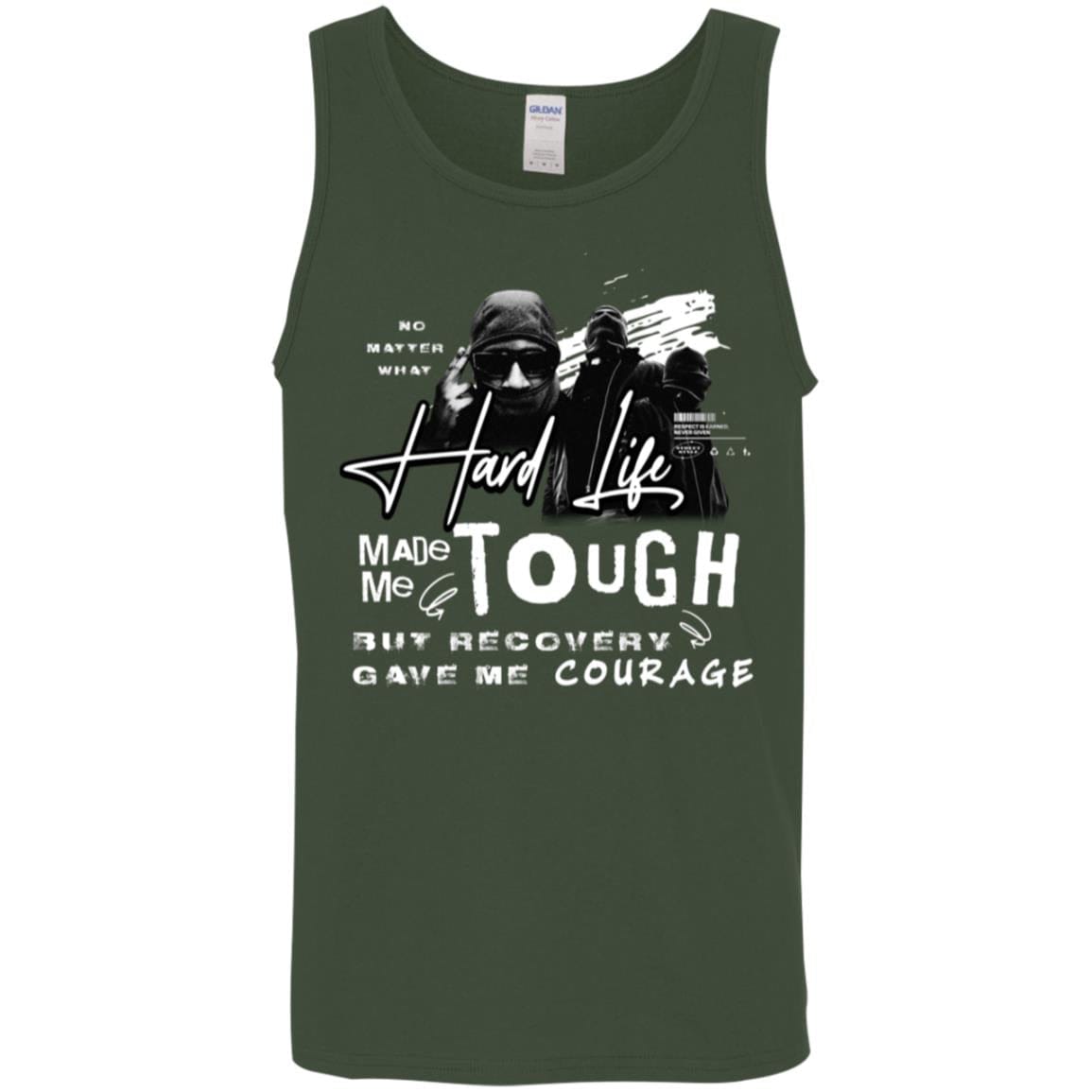 Recovery Unisex Tank | Inspiring Sobriety | The Hard Life Made Me Tough