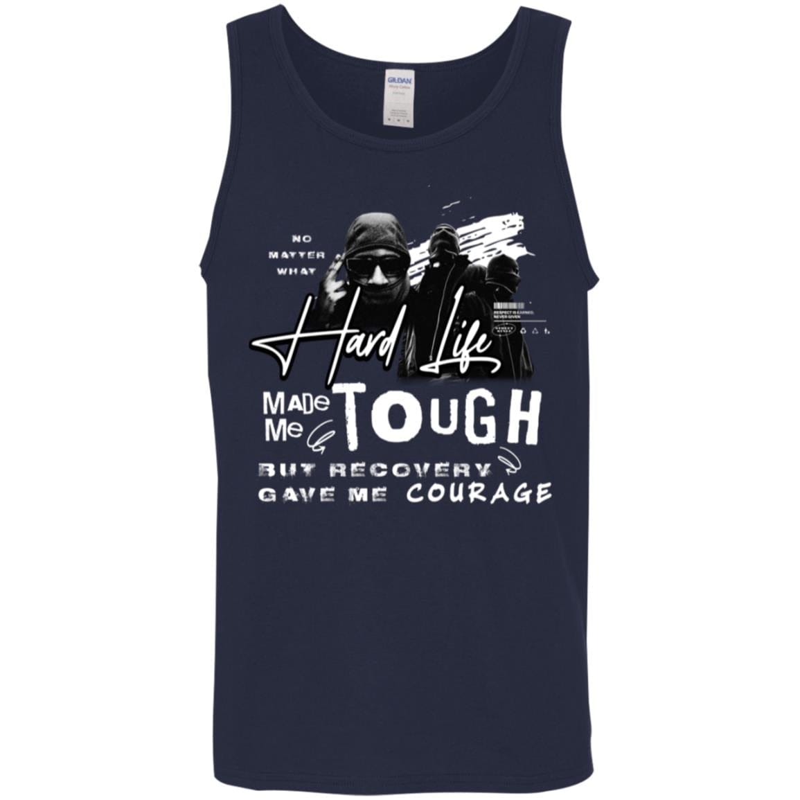 Recovery Unisex Tank | Inspiring Sobriety | The Hard Life Made Me Tough