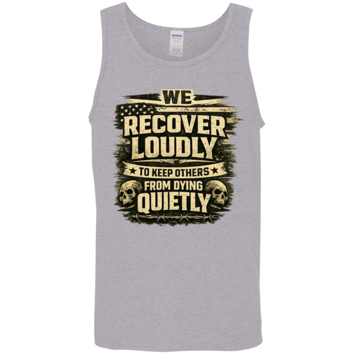 Recovery Unisex Tank | Inspiring Sobriety | We Recover Loudly