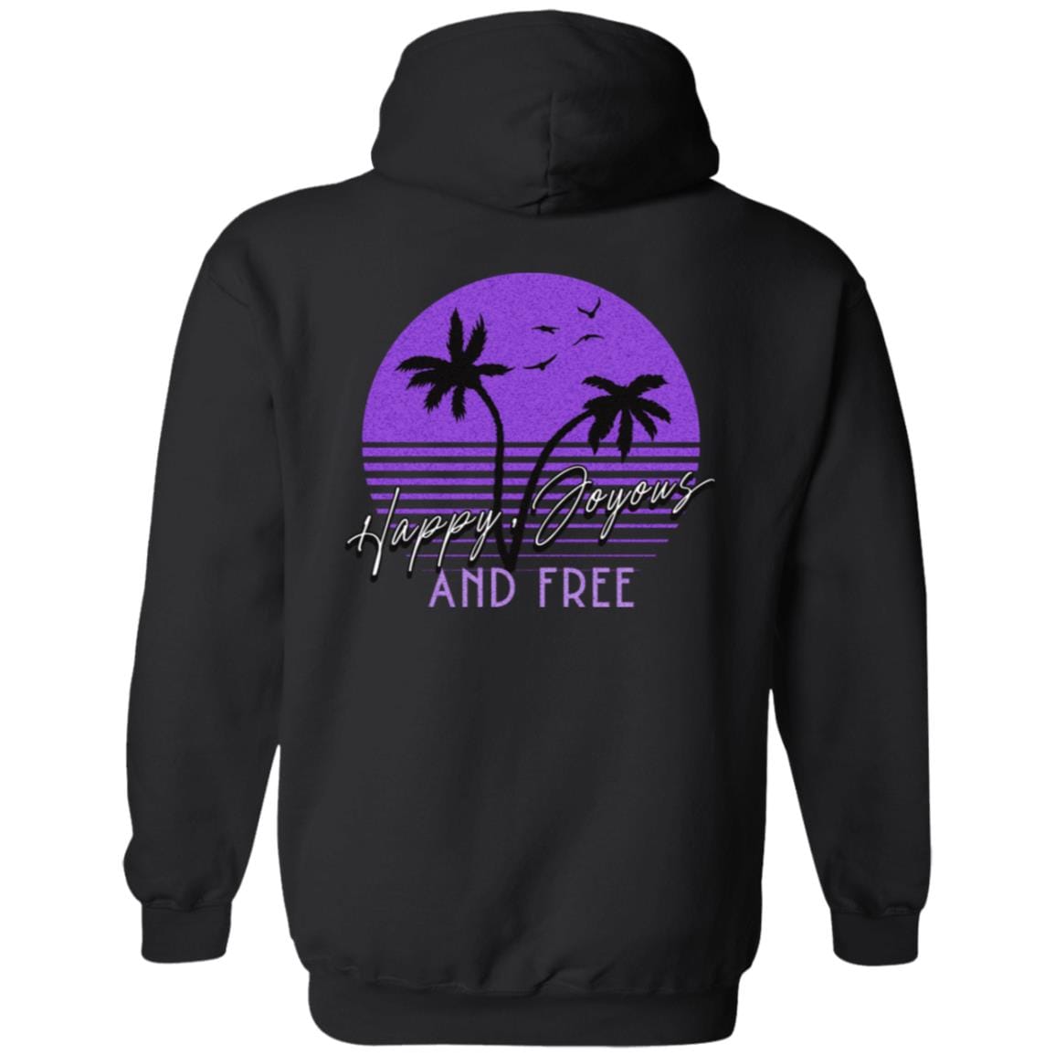 Recovery Zip Hoodie | Inspiring Sobriety | Happy, Joyous & Free Sunset