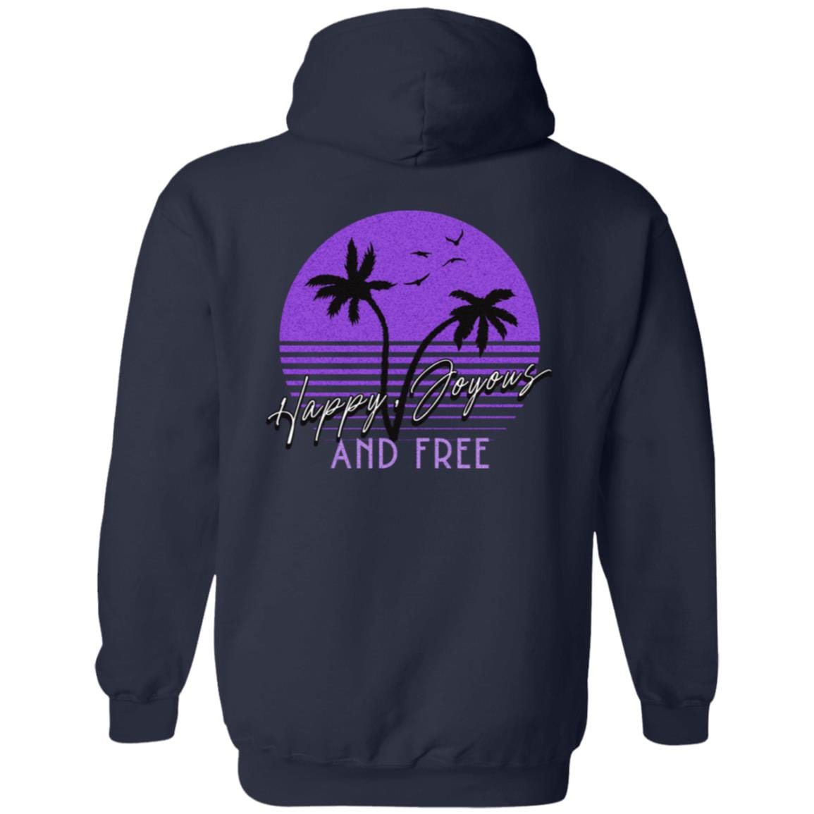 Recovery Zip Hoodie | Inspiring Sobriety | Happy, Joyous & Free Sunset