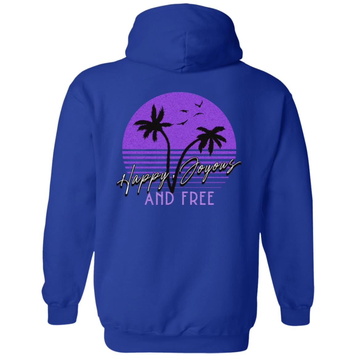 Recovery Zip Hoodie | Inspiring Sobriety | Happy, Joyous & Free Sunset