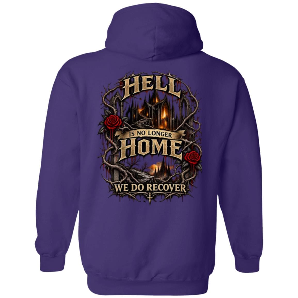 Recovery Zip Hoodie | Inspiring Sobriety | Hell Is No Longer Home