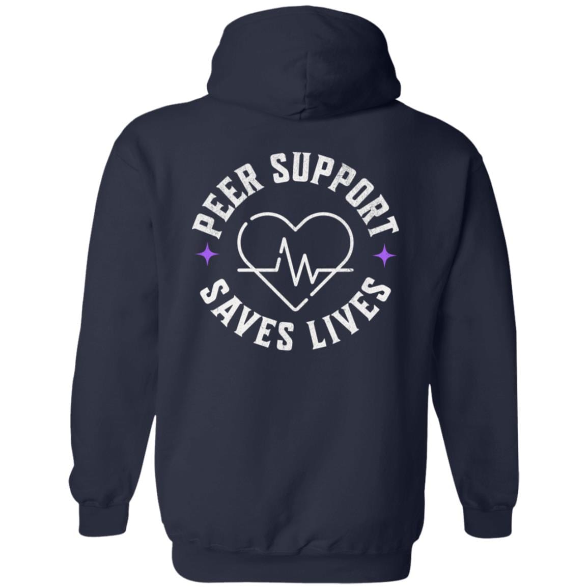 Recovery Zip Hoodie | Inspiring Sobriety | Peer Support Saves Lives